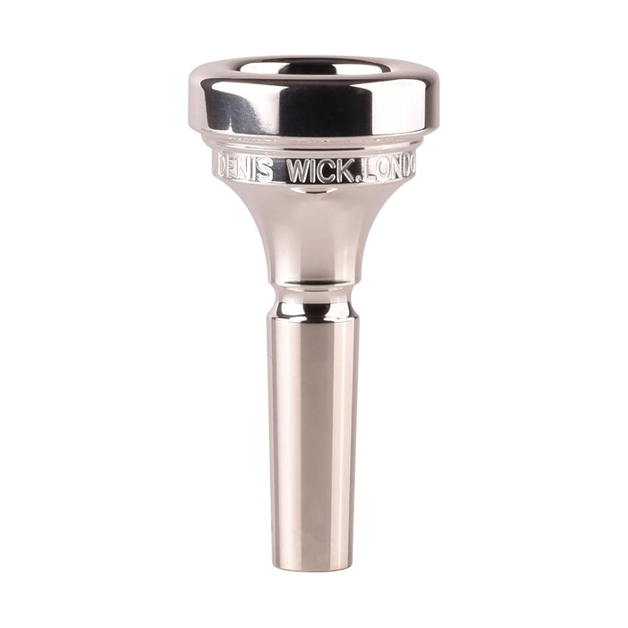 Denis Wick Classic Trombone Mouthpiece Silver Plated, 5880-12CS - V-Type Design for Balanced Tone & Smooth Response - Small Shank Fitting Trombone Accessory 24.7 x 6.5 x 6.1mm