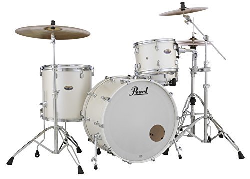 Pearl Decade Maple Bass Drum - 14 x 24 inch - White Satin Pearl