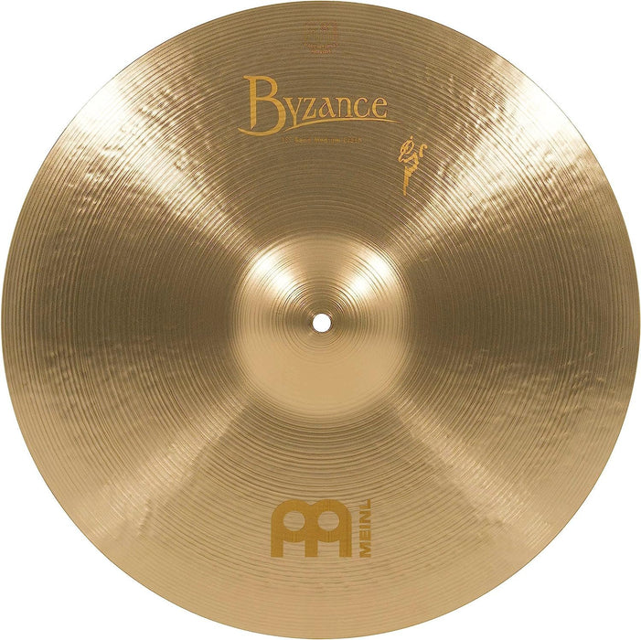 Meinl Cymbals Byzance 18" Dual Crash — MADE IN TURKEY — Hand Hammered B20 Bronze, 2-YEAR WARRANTY, inch (B18DUC)