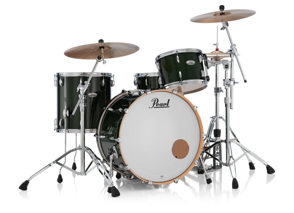 Pearl PMX Professional Series 3-Piece Drum Shell Pack 24/16/13 with Optimount - Emerald Mist