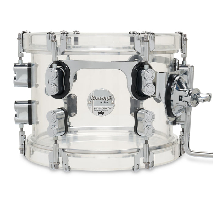 Concept Acrylic 4-Piece Kit Clear with Chrome Hardware