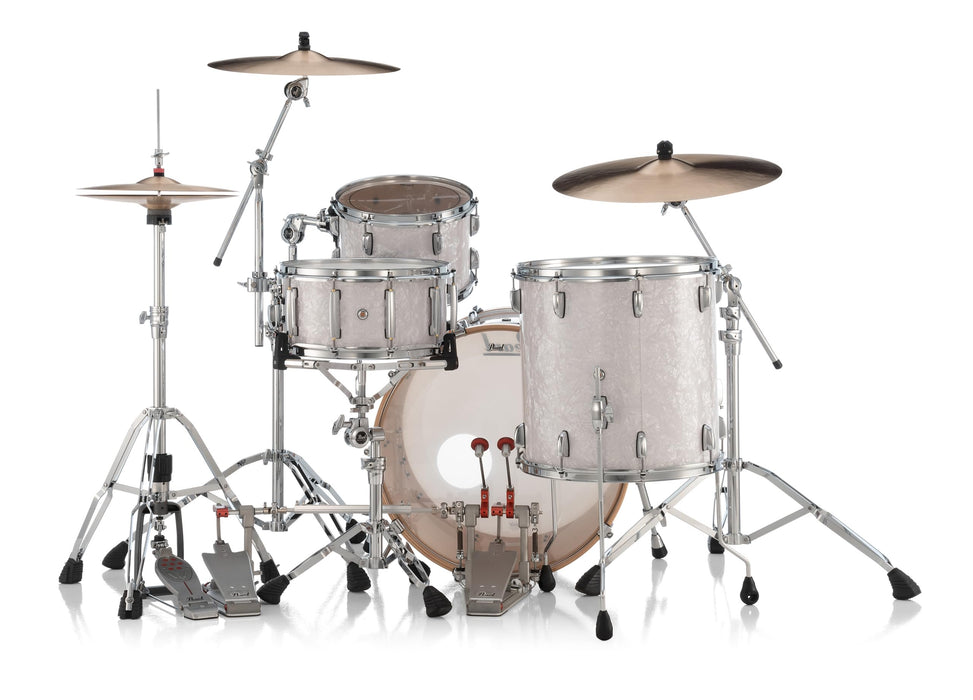 Pearl PMX Professional Series 3-Piece Drum Shell Pack (22x16, 16x16, 12x8) White Marine Pearl
