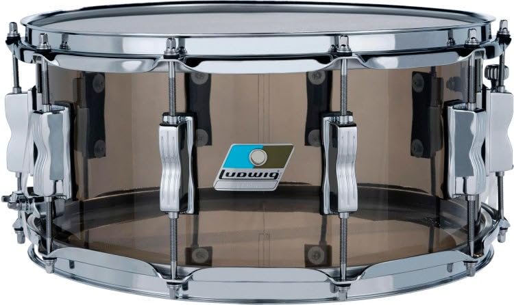 Ludwig Vistalite Snare Drum - 6.5 inches x 14 inches, Bronze