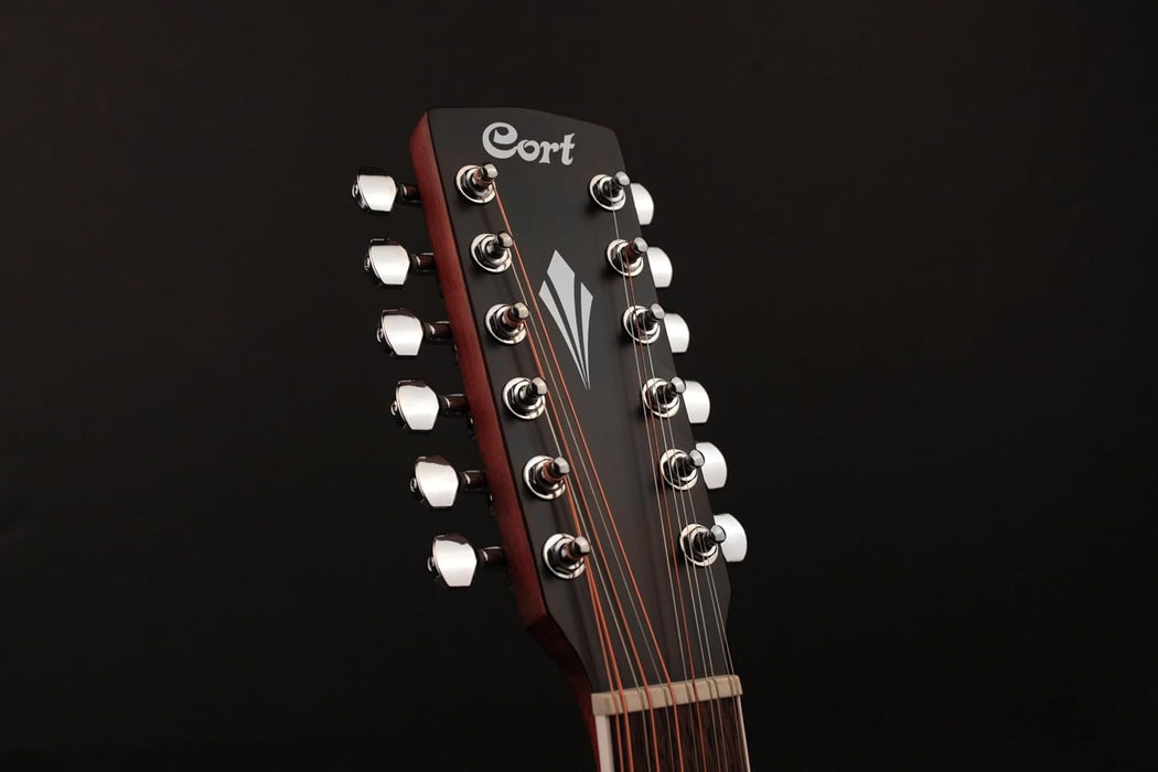 Cort GAMEDX12OP Grand Regal 12-String Acoustic-Electric Guitar Open Pore