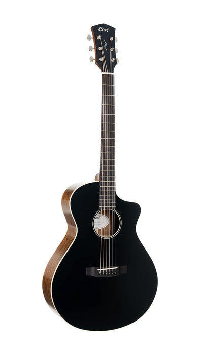 Cort COREMCBTSG CORE-MC Acoustic-Electric Guitar Black Top Semi Gloss