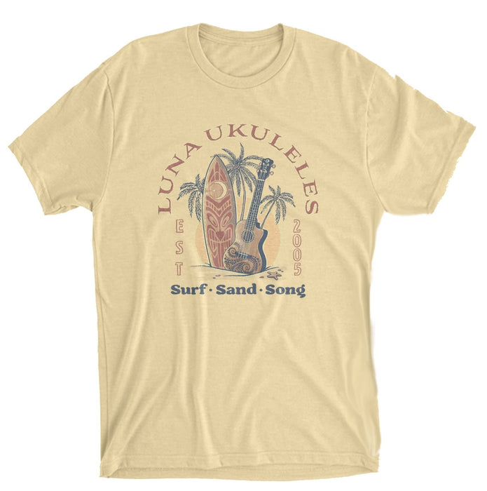 Luna Ukulele Banana Yellow T-Shirt (Medium)