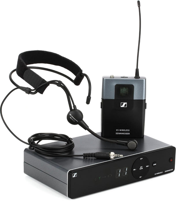 Sennheiser XSW 1-ME3-A Wireless Headmic Set, A Range 548-572 MHz,Black