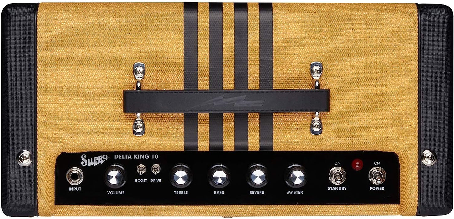 Supro Delta King 10 1 x 10-inch 5-watt Tube Combo Amp - Tweed and Black