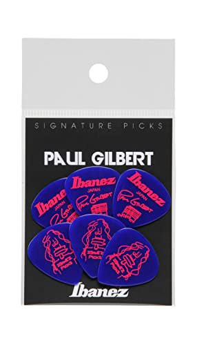 Ibanez B1000PGCA Paul Gilbert Signature Picks 6 Pack, Candy Apple