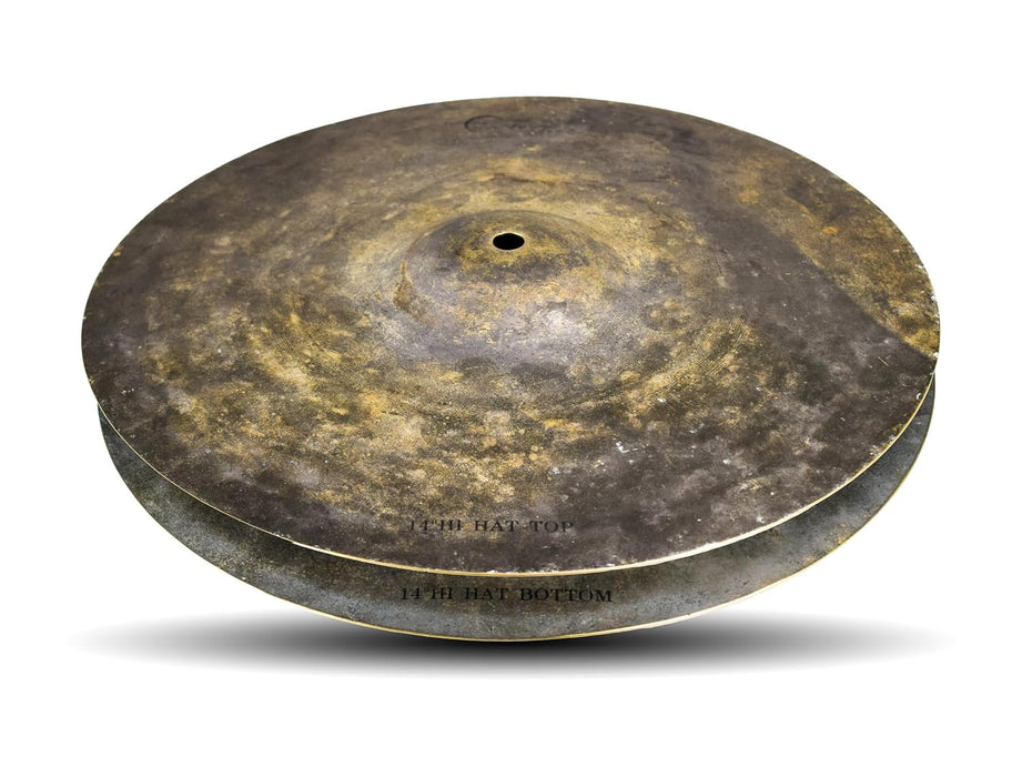 Dream Cymbals DMHH14 Dark Matter Series 14-Inch Hi-Hat Cymbals
