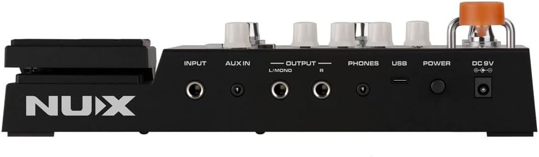 NUX Multi Effects Pedal, Amp Modeling, 512 samples IR, 10 Independent Moveable Signal Blocks (MG-400)