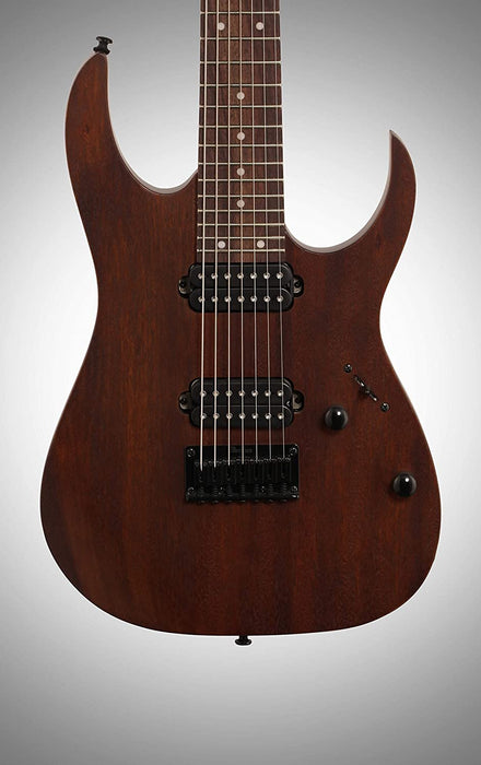 Ibanez RG Series RG7421 Fixed Bridge 7-String Electric Guitar Flat Walnut