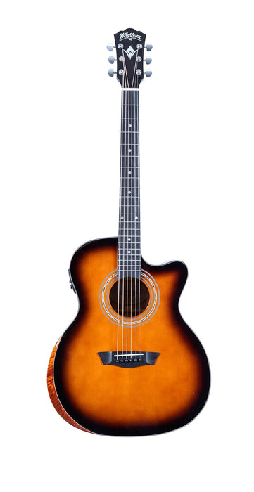 Washburn WCG10CE Comfort Acoustic-Electric Guitar Sunburst