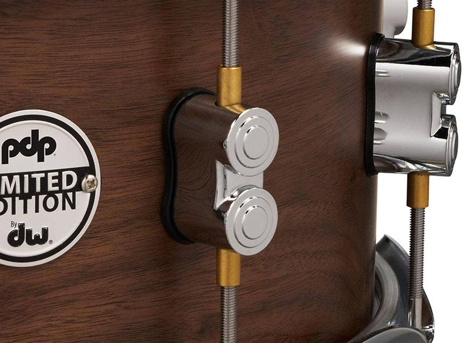 PDP Limited Edition Maple/Walnut Shell 5.5"x14" Snare Drum - Natural Satin Finish