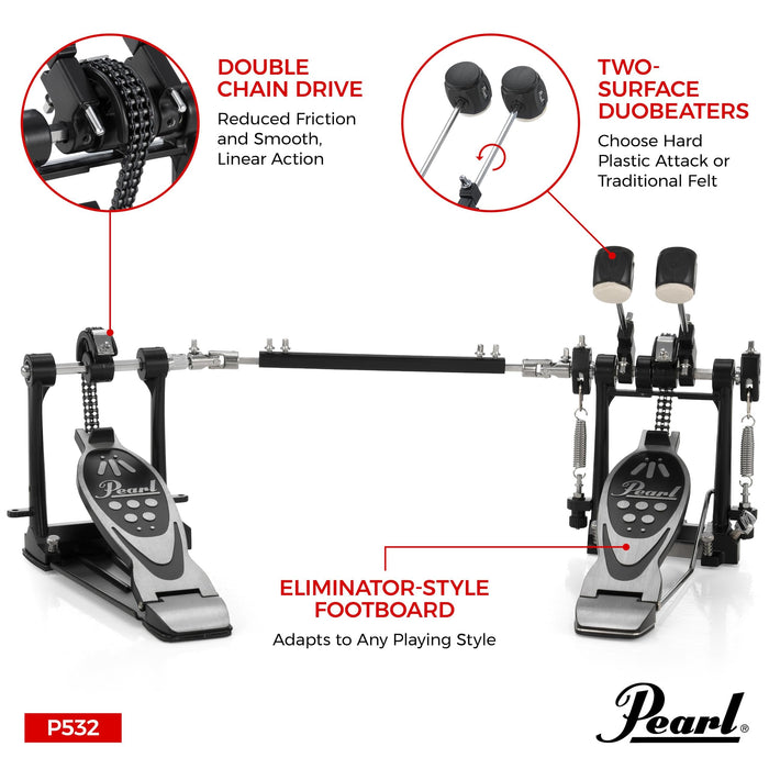 P532 Double Bass Drum Pedal