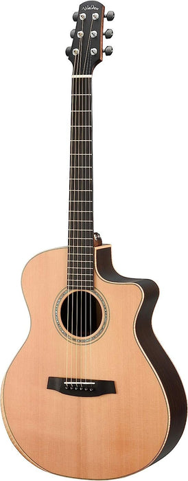 Walden G3030RCE SupraNatura All-Solid Cedar/Rosewood Armrest Grand Auditorium Acoustic Cutaway-Electric Guitar - Satin Natural