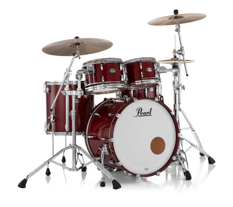 Pearl Masters Maple MM6 4-Piece Shell Pack Drum Set - 22/16/12/10 Natural Cherry