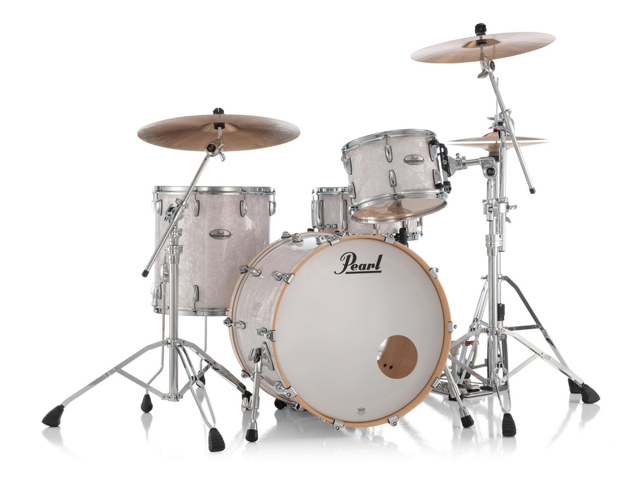 Pearl PMX Professional Series 3-Piece Drum Shell Pack (22x16, 16x16, 12x8) White Marine Pearl