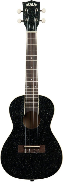 Kala Galaxy Black Sparkle Concert Ukulele (KA-SPRK-BLACK)