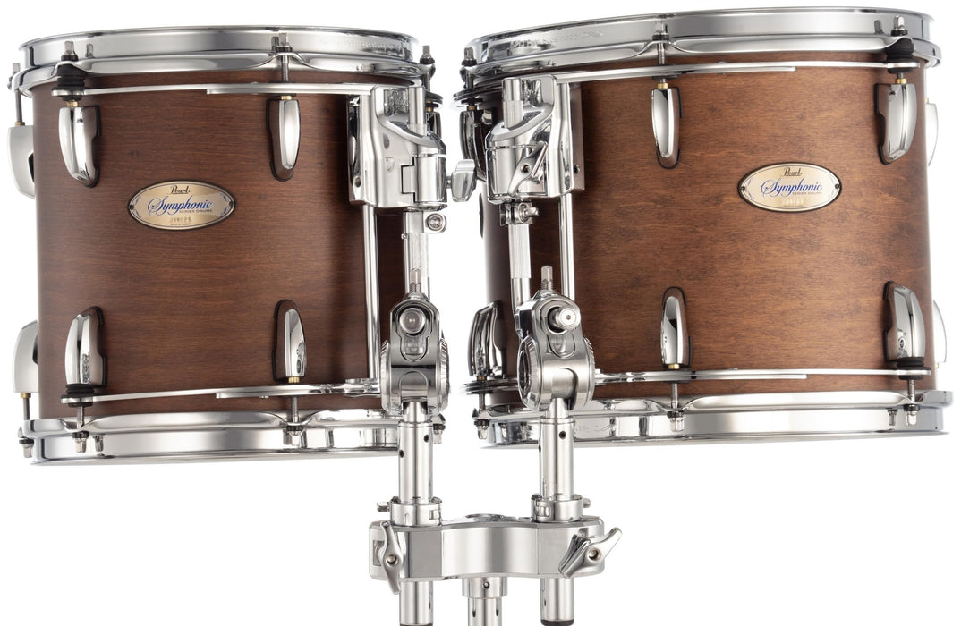 Pearl12X10 Symphonic Maple Double Head Tom W/R2 Air System & L-Arm Receiver (PTM1210DL/C201)