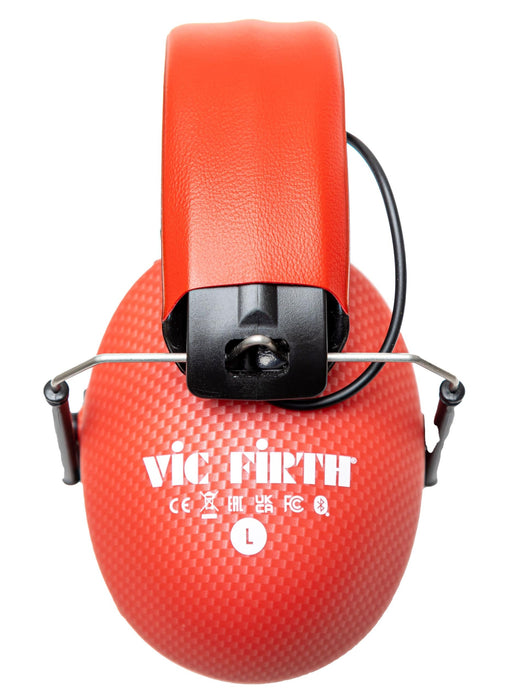 Vic Firth Bluetooth Isolation Headphones, Red (VXHP0012)