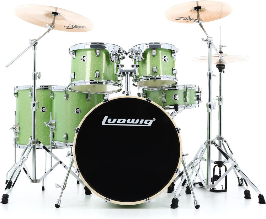 Ludwig Element Evolution 6-piece Drum Set - Mint Sparkle