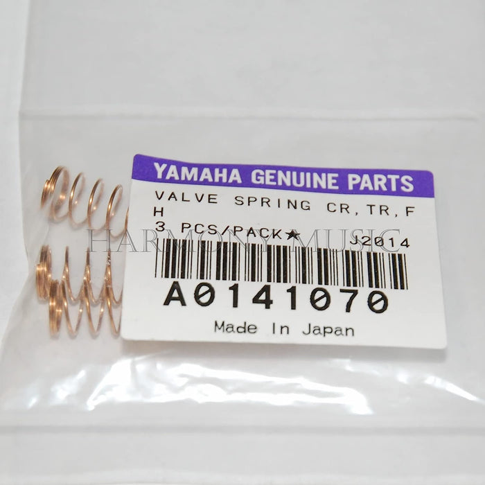 Yamaha Valve Springs for Trumpets, Cornets, Flugelhorns - Set of 3 Piston Springs