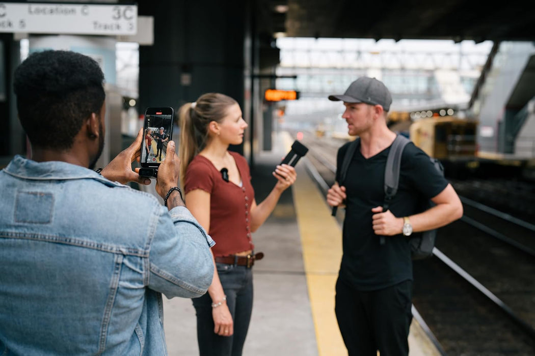Sennheiser Pro Audio Profile Wireless 2-Channel All-in-One 2.4 GHz Clip-On & Handheld Microphone System | Includes Receiver, 2 Clip-On Microphones, Portable Charging Bar & Handheld Interview Mic