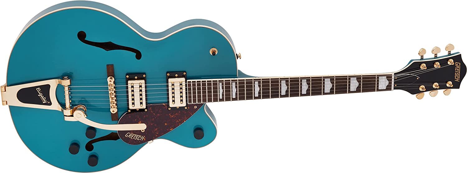 Gretsch G2410TG Streamliner Hollow Body Single-Cut Electric Guitar - Ocean Turquoise