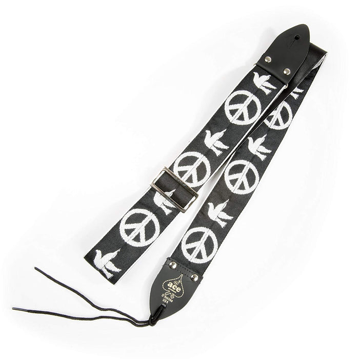 D'Andrea Ace Vintage Reissue Guitar Strap - Rooftop - Replica of Guitar Strap used on John Lennon's Epiphone Casino at the "Rooftop" Concert in 1969