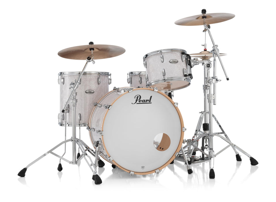 Pearl PMX Professional Series 3-Piece Drum Shell Pack 24/16/13 White Marine Pearl