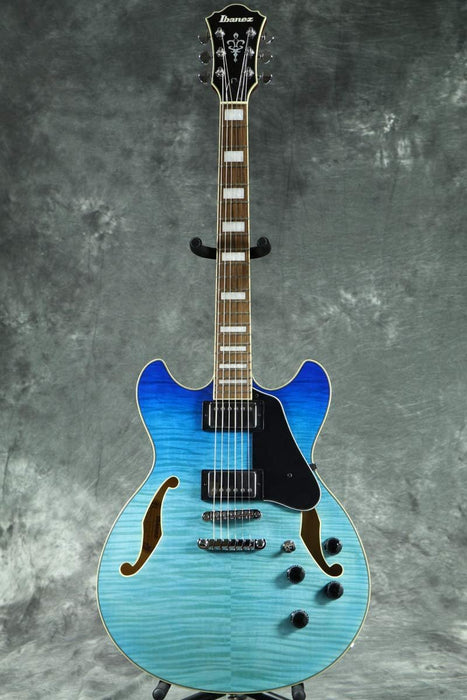 Ibanez AS73FM Artcore Azure Blue Gradation Semi-Hollow Body