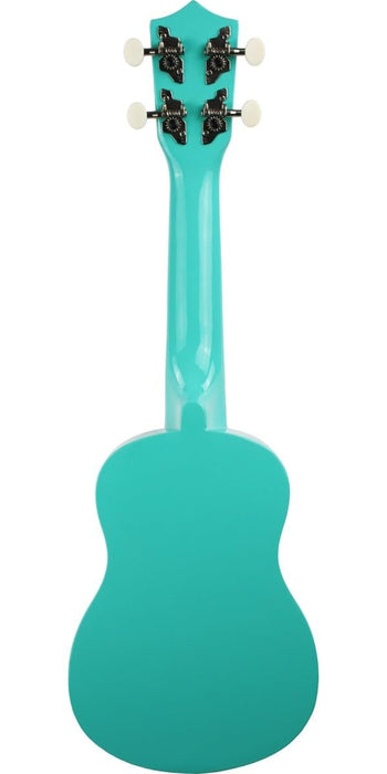 Amahi Fine Instruments Soprano Ukulele w/Gig Bag (Celeste Blast Blue)