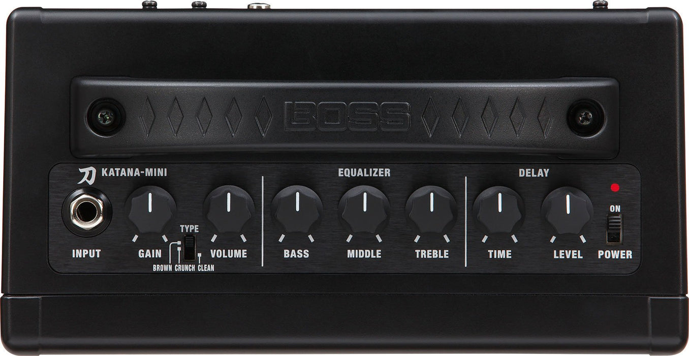 BOSS Katana Compact 7-Watt Guitar Amplifier (KTN-Mini), Black