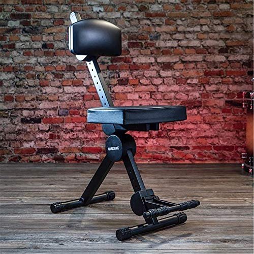 Quik Lok Musicians Stool w/ Backrest (DX-749-U)
