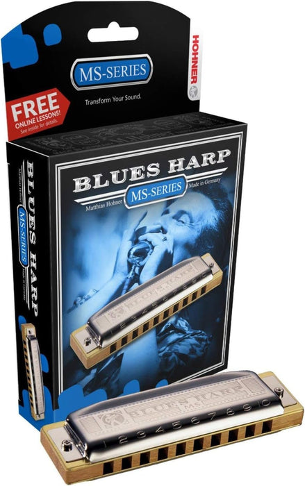 Hohner Blues Harp Harmonica - Key of G (532BX-G)