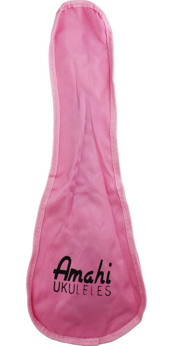 Amahi Fine Instruments Soprano Ukulele w/Gig Bag (Bubble Gum Pink)