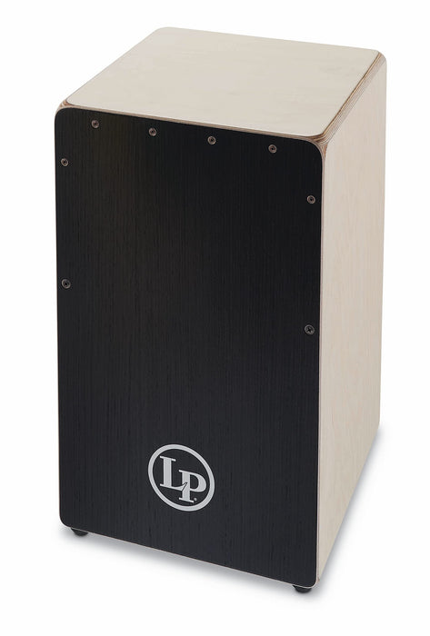 Latin Percussion Woodshop Cajon, Black Artply, 19” x 11-1/2 x 11-3/4” (LP1491BS)