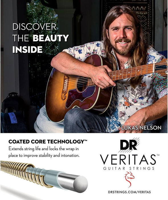 DR Strings Veritas Phosphor Bronze Acoustic Guitar String 11-50 (VTA-11)