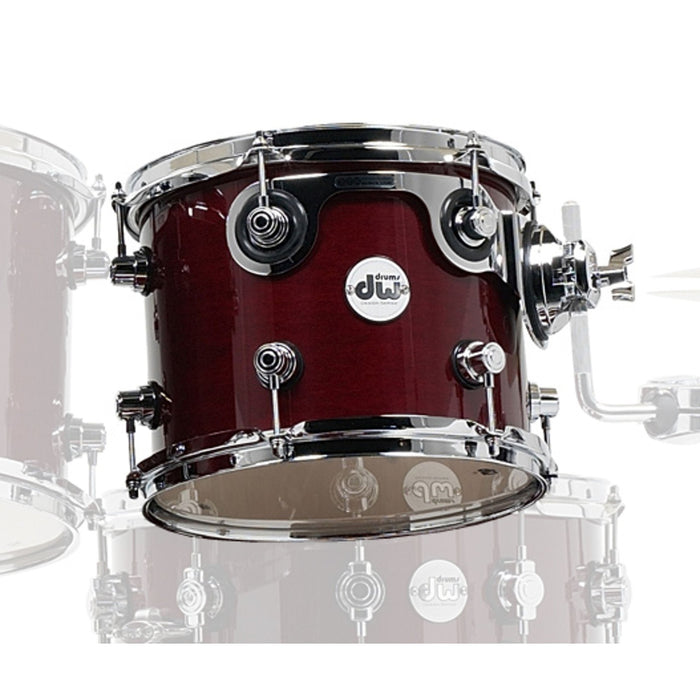 DW Design Series Maple Suspended Tom, 7x8, Cherry Stain Gloss Lacquer (DDLG0708STCS)