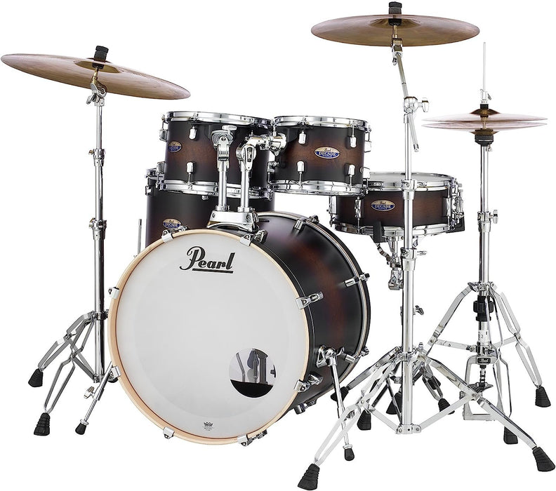 Pearl Decade Maple 5-Piece Shell Pack w/22" Bass Drum - Satin Brown Burst (DMP925SP/C260)