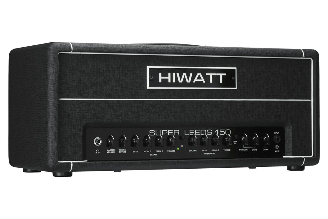 Hiwatt Super Leeds 150R Head, 150W 2-Channel Electric Guitar Amplifier Head with Spring Reverb
