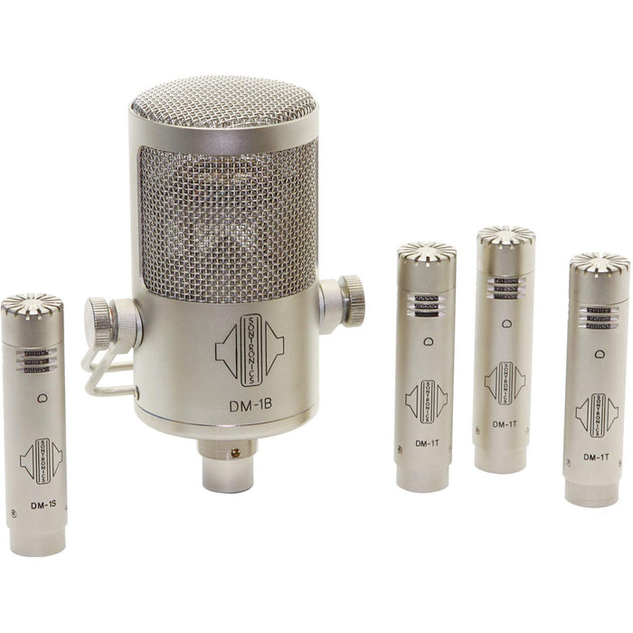 Sontronics DrumPack - 5X Piece Drum Microphone Set, Silver