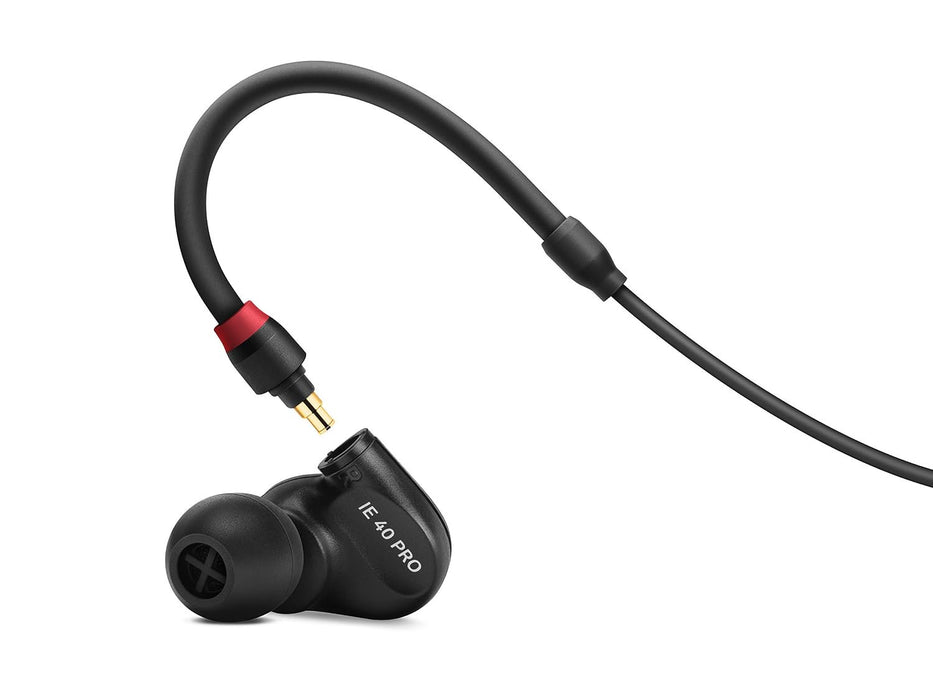 SENNHEISER IE 40 PRO, molded in ear dynamic monitors (Black)