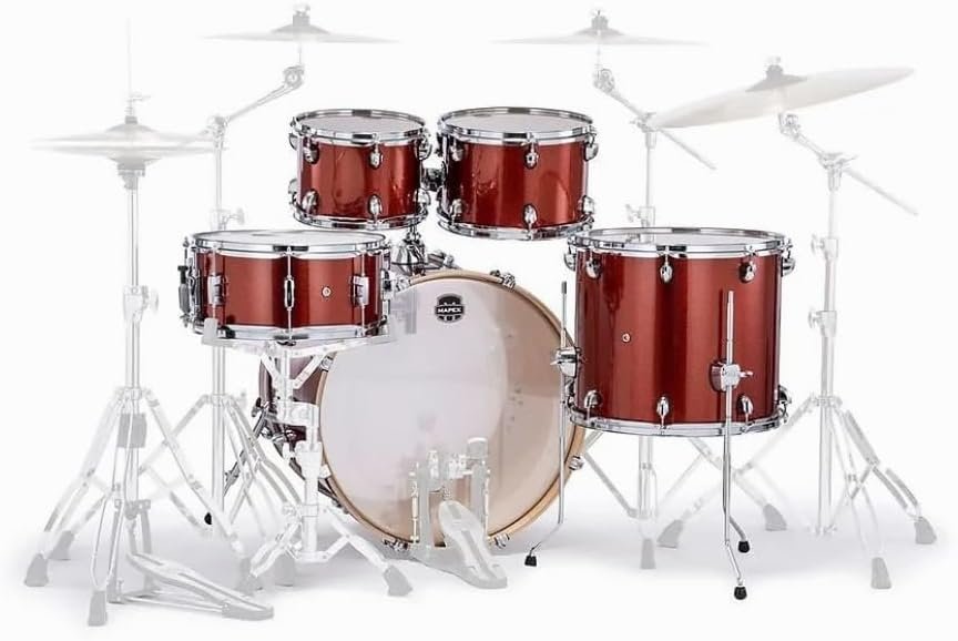 Mapex Mars Birch 5-Piece Rock Drum Shell Pack - Blood Orange Sparkle (MA529SFOR)