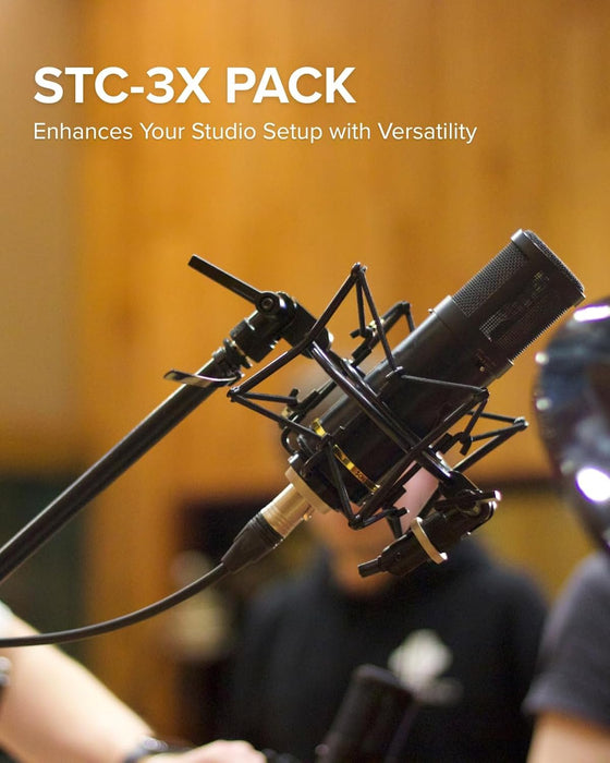 SONTRONICS STC-3X Professional 3-Pattern LDC XLR Studio Condenser Microphone