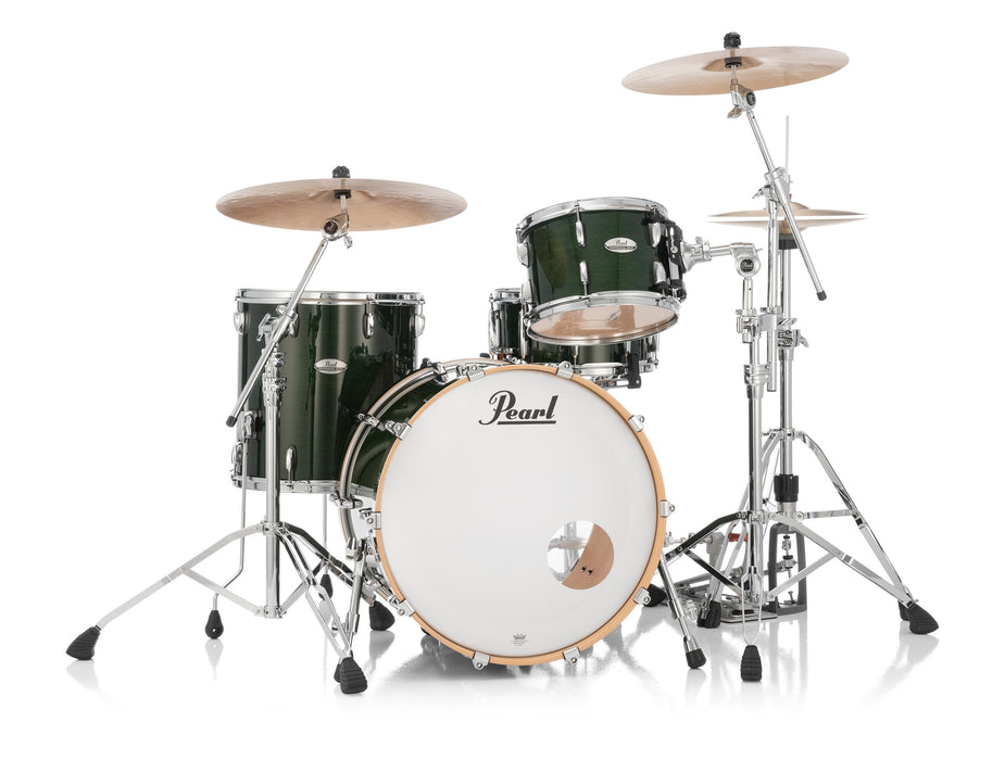 Pearl PMX Professional Series 3-Piece Drum Shell Pack - 22x16 Bass, 16x16 Tom, 12x8 Tom - Emerald Mist