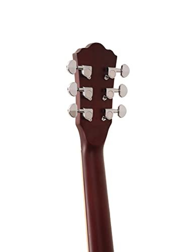 Washburn Deep Forest Burl Grand Auditorium Acoustic Electric Guitar, Amber Fade (DFBACEA-U )