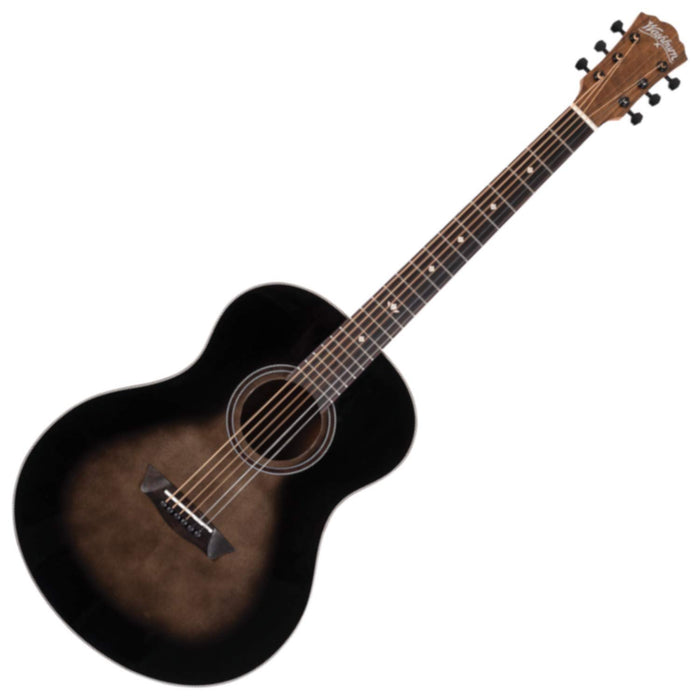 Washburn Novo S9 Bella Tono Studio Acoustic Guitar, Gloss Charcoal Burst (BTS9CH-D-U)