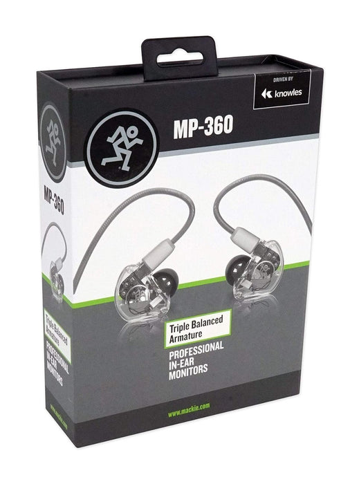Mackie MP Series In-Ear Headphones & Monitors with Triple Dynamic Drivers (MP-320)